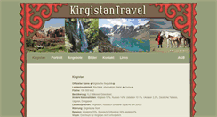 Desktop Screenshot of kirgistantravel.ch